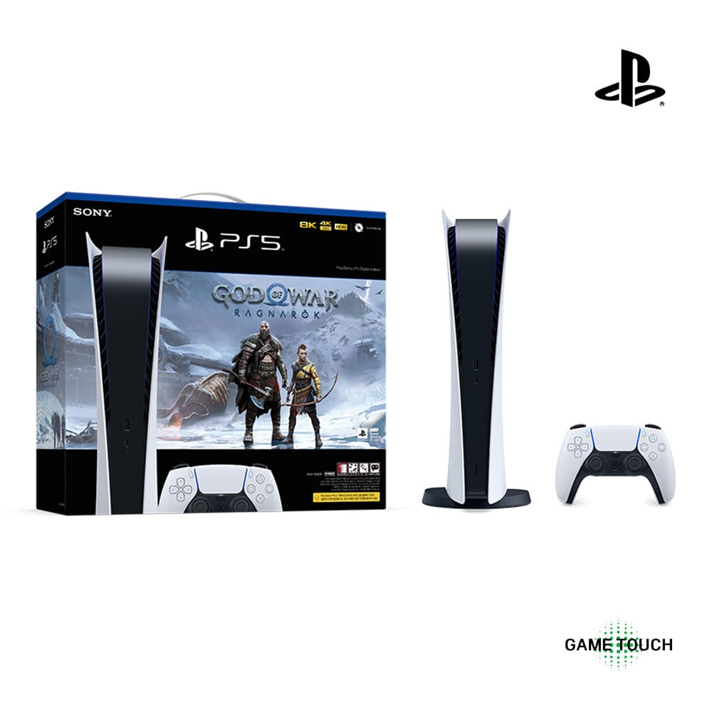소니 PS5 플레이스테이션5 디지털 에디션 갓 오브 워 라그나로크 번들 패키지