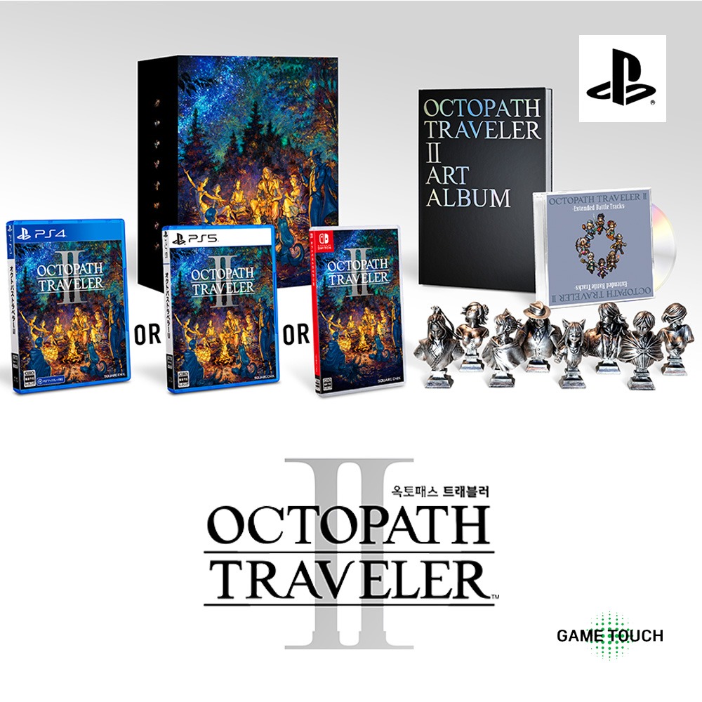 PS4 옥토패스 트래블러 2 컬렉터즈 에디션+특전