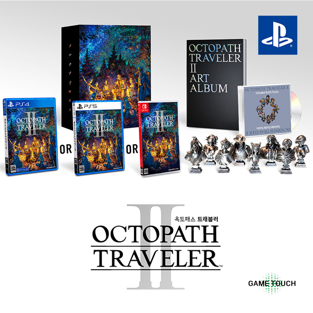 PS4 옥토패스 트래블러 2 컬렉터즈 에디션+특전 한정판